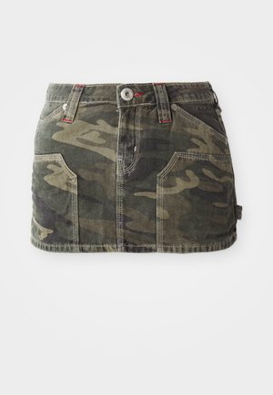 BDG Urban Outfitters CAMO CARPENTER - Minisvārki - khaki