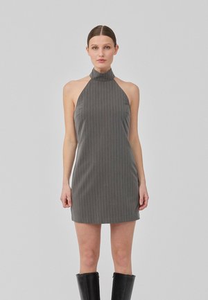 Modström EMILIA HALTERNECK DRESS - Egyenes szabású ruha - grey