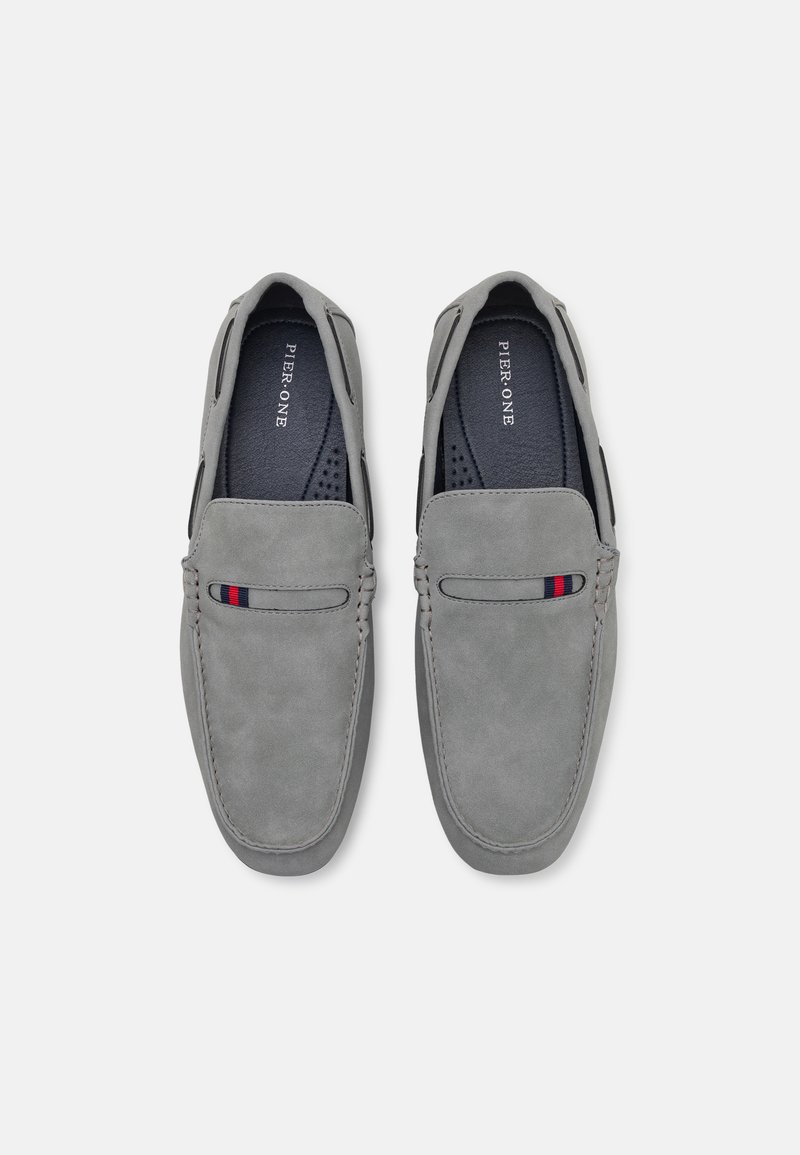 Suede Mocassin Zalando Homme Pier One Moccasins Grey