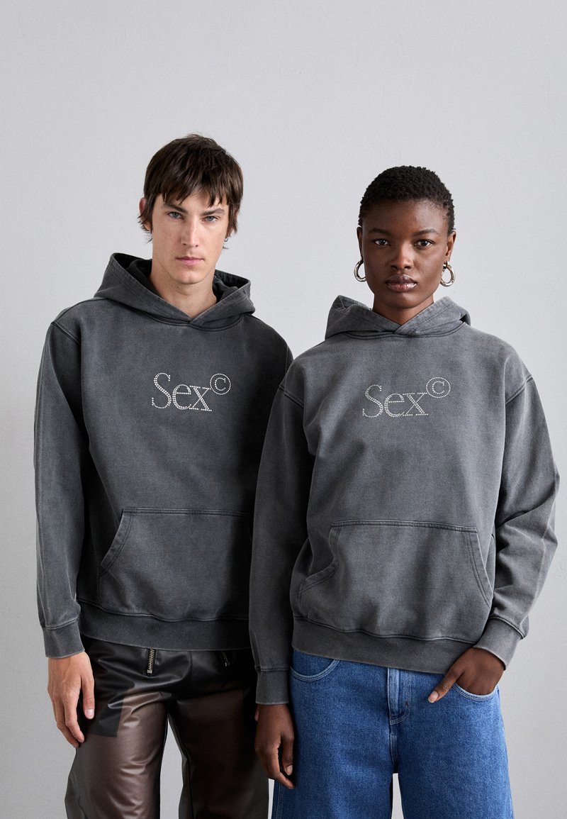 Carne Bollente THE S WORD UNISEX - Sweatshirt - washed black