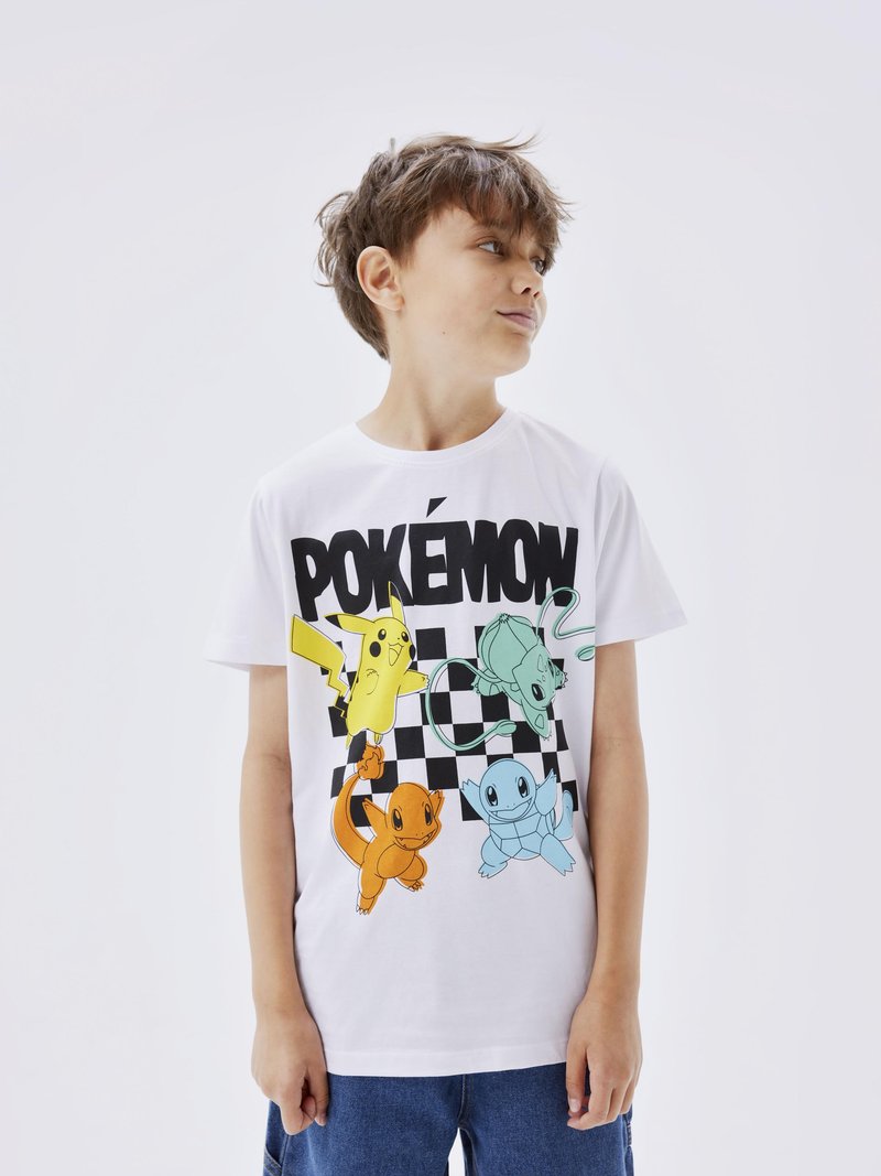 Name it NKMJULIN POKEMON - T-shirts print - bright white/hvid - Zalando.dk