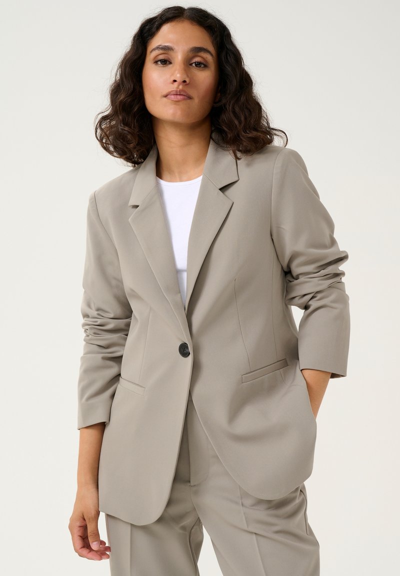 Kaffe - SAKURA - Cappotto corto - elephant skin melange, Ingrandire