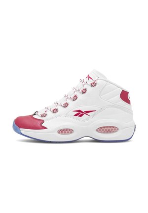 SPORTS QUESTION MID - Basketbalová obuv - white/red