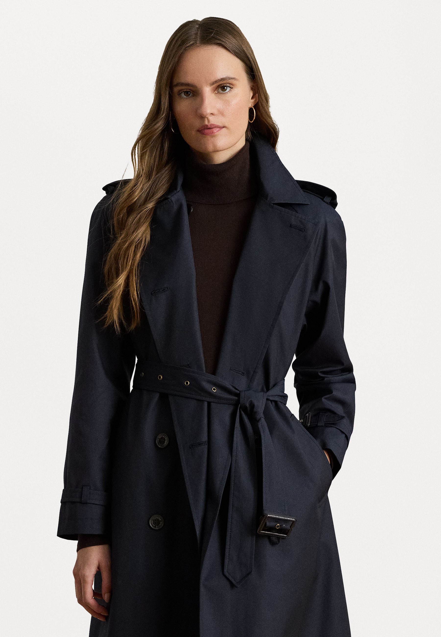 綺麗めコーデ【RALPH LAUREN】belted double breast trench coat 綺麗めコーデ【RALPH LAUREN】belted double breast trench coat