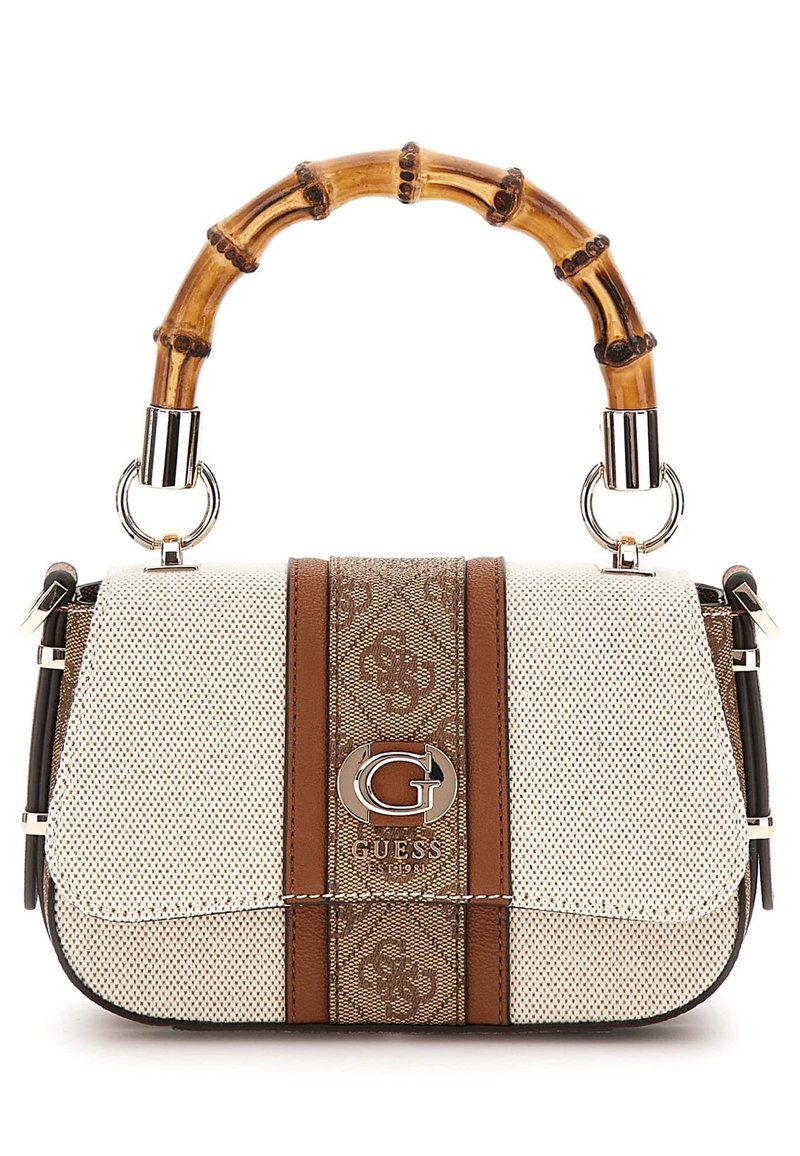 Guess - KERIMA 4G-LOGO - Handbag - braun, Enlarge