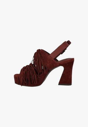 Ash, ASH OPRAH BURGUNDY HEELED SANDAL - Sandali con tacco - bordeaux