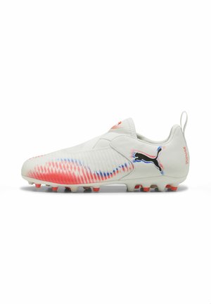 FUTURE 8 MATCH MG OHNE SCHNÜRUNG - Scarpe da calcio per erba sintetica - white- black-glowing red