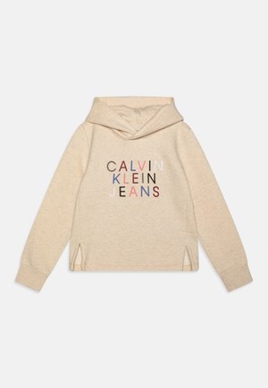 COLOUR LOGO HOODIE - Hoodie - oatmeal heather