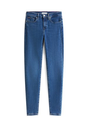 Tommy Hilfiger, NOS COMO SKINNY RW MID BLUE - Džínsy skinny fit - nos mid blue