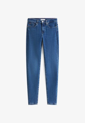Tommy Hilfiger, NOS COMO SKINNY RW MID BLUE - Džínsy skinny fit - nos mid blue