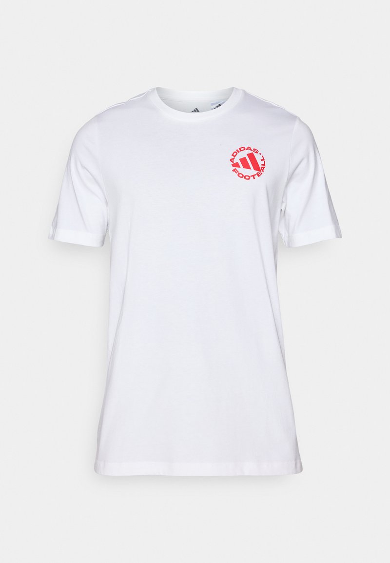 adidas performance T-shirt print wit adidas performance T-shirt print wit