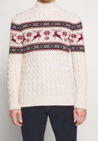 Selected Homme Stickad tröja - off-white