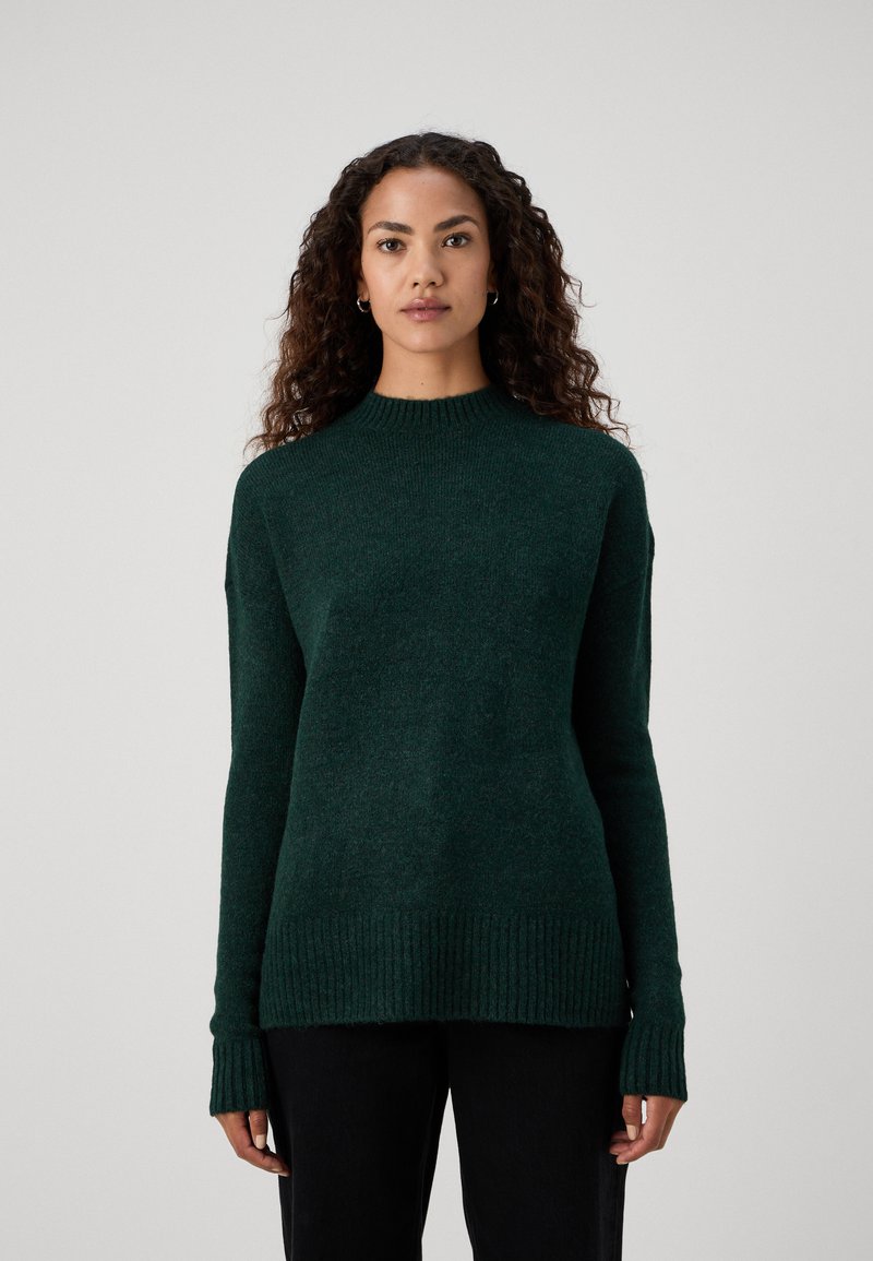Vero Moda Tall VMLEFILE BOXY - Džemper - scarab melange