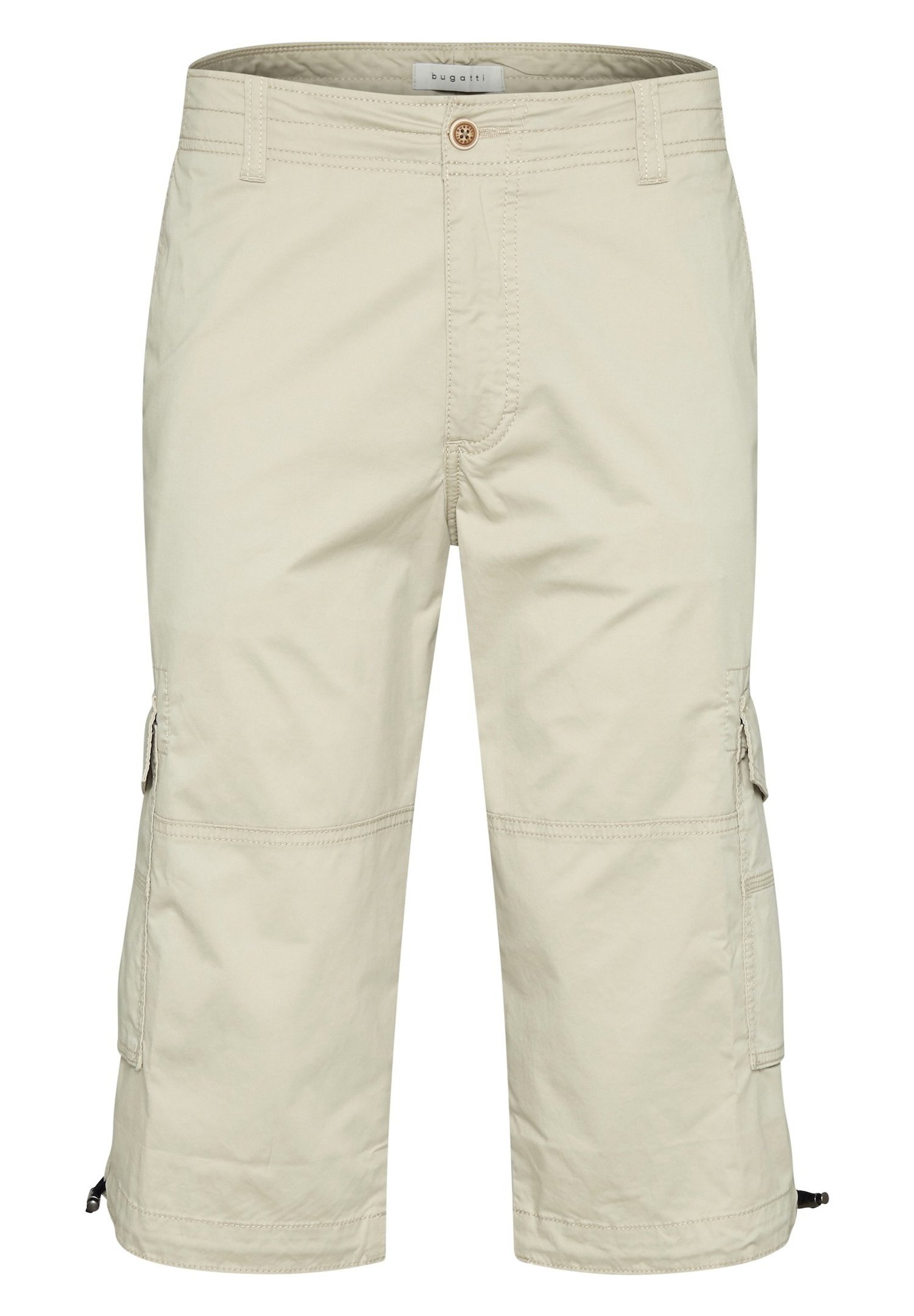 Leinen -Bermuda Regular Fit Gr. 62 Sandbeige Meliert Herrenbermuda Hose