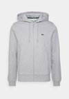 UNISEX - Zip-up sweatshirt - argent chine