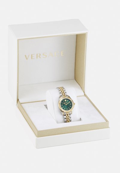 Versace GRECA TIME LADY - Reloj - gold-coloured/silver-coloured/green