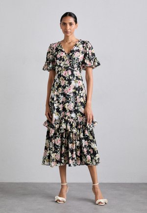 Needle & Thread ENCHANTED GARDEN EVA CREPE BALLERINA DRESS - Cocktail φόρεμα / Φόρεμα για πάρτι - graphite