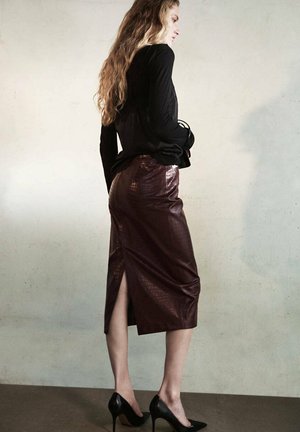 Mango, ADULT - Falda de tubo - maroon