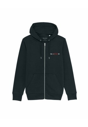 Mira Paris ARROW EMBROIDERY UNISEX - Sweat zippé - black