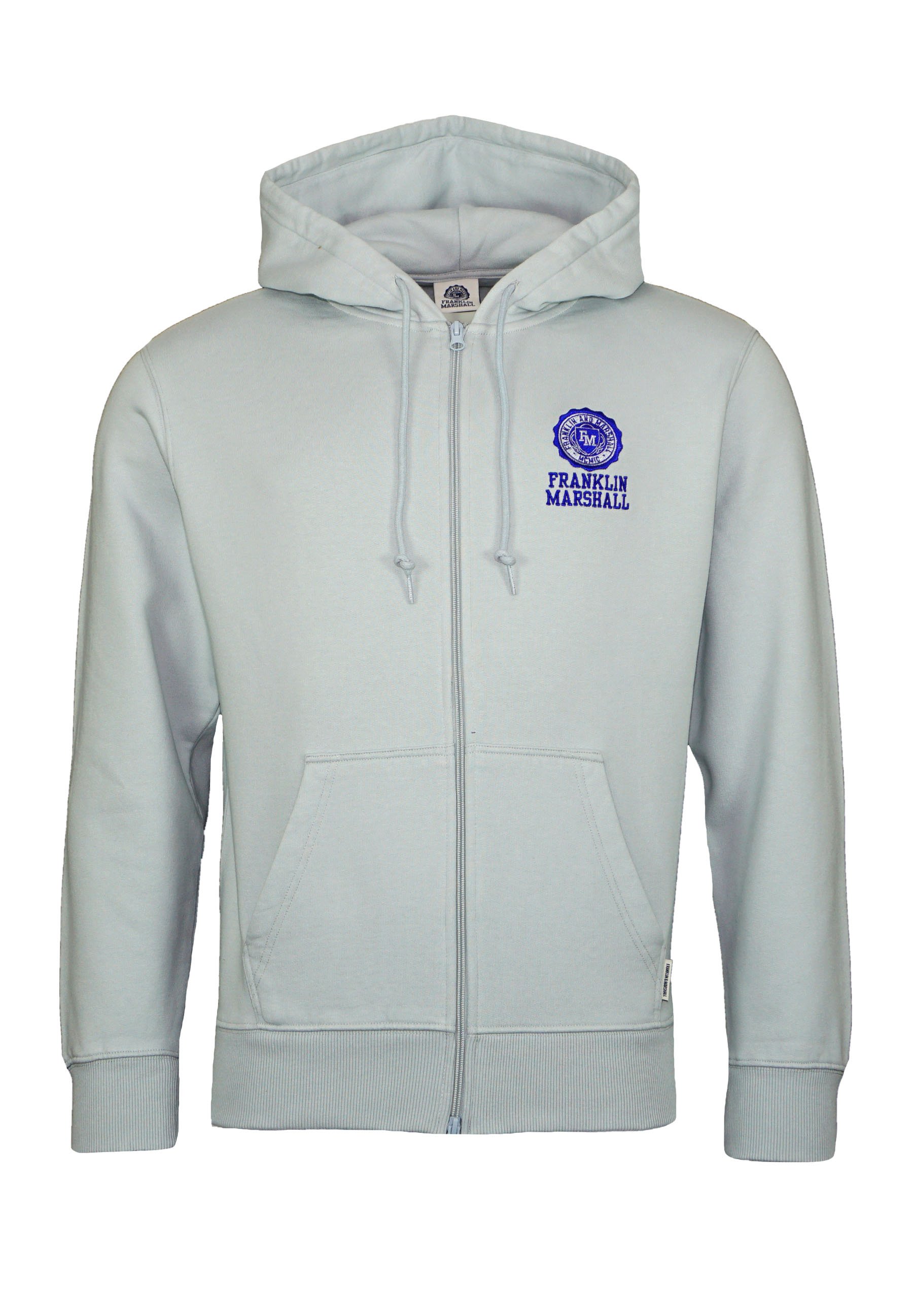 Franklin & Marshall FULL ZIPPER HOODIE MIT LOGO PRINT - Sweat 