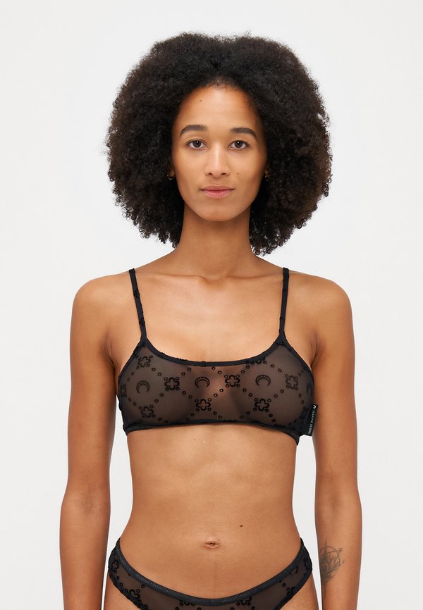 MOONOGRAM MESH FLOCK BRALETTE - Bustier