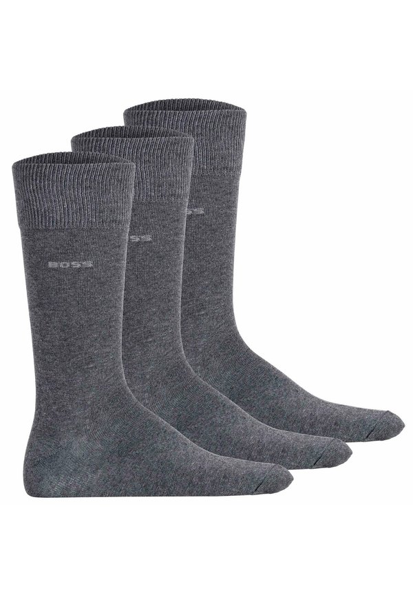 3ER PACK - FINEST - Socken - grau
