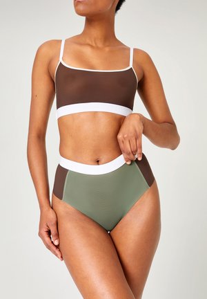 ITEM m6 ALL MESH SHAPING BRAZILIAN BRIEFS - Slip - forest