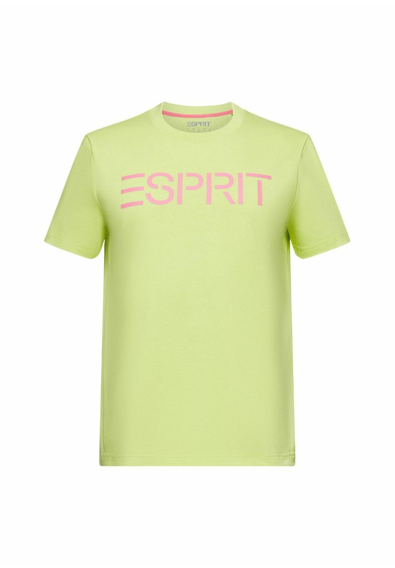 Esprit T-Shirt print hellgelb