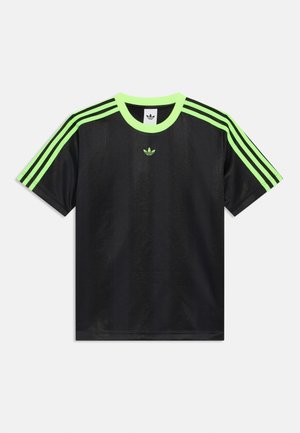 TEE UNISEX - Marškinėliai su spaudiniu - black/signal green