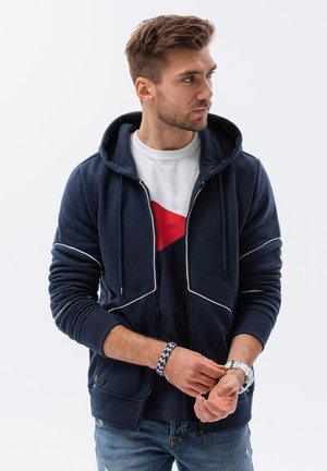 Ombre Sudadera con cremallera - navy