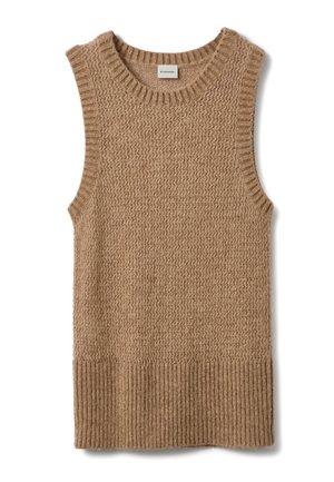 REGULAR FIT TANK - Top - camel