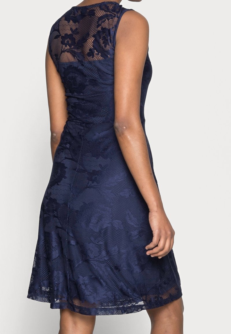 blue white sun dress Vintage Calvin Klein Black Cocktail Dress – Very Breezy main image 0