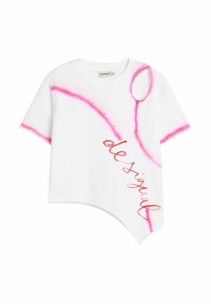 Desigual, Print T-shirt - white