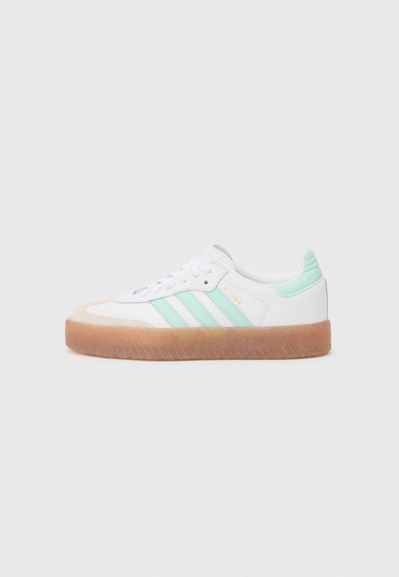 adidas Originals - SAMBAE UNISEX  - Trainers - white/clear mint/gold-coloured, Enlarge
