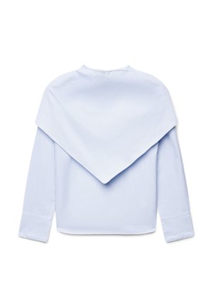 Calliope, CAMICIA RIGHE - Bluse - var celeste