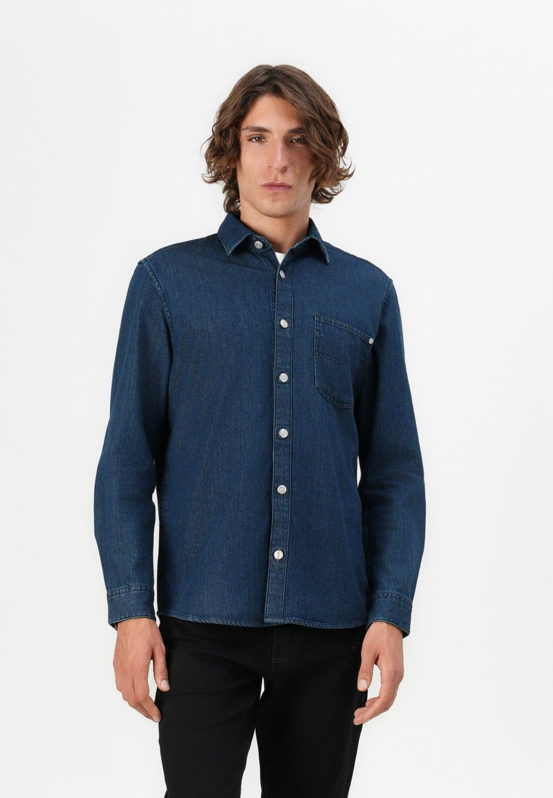TOM TAILOR Ing - used dark stone blue denim