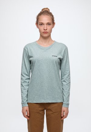 Patagonia, LOGO RESPONSIBILI TEE - T-shirt à manches longues - blue sage