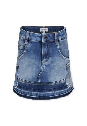 Jupe trapèze - denim blue