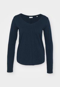 LONGSLEEV V-NECK - Pikkade varrukatega topp - scandinavian blue