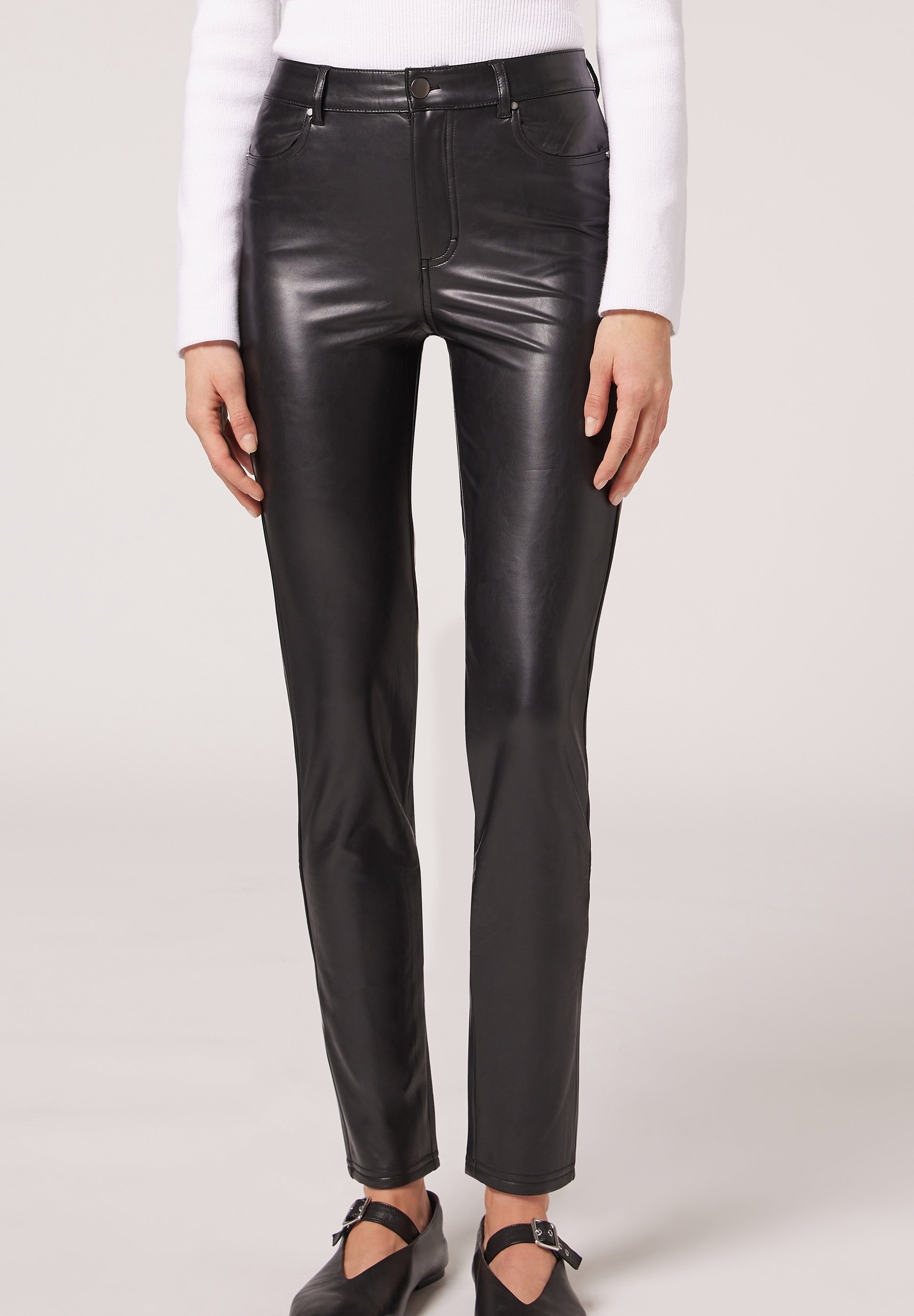 Calzedonia Shop Leggins Termicos Efecto Piel Calzedonia Mallas