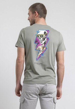T-shirt imprimé - kaki