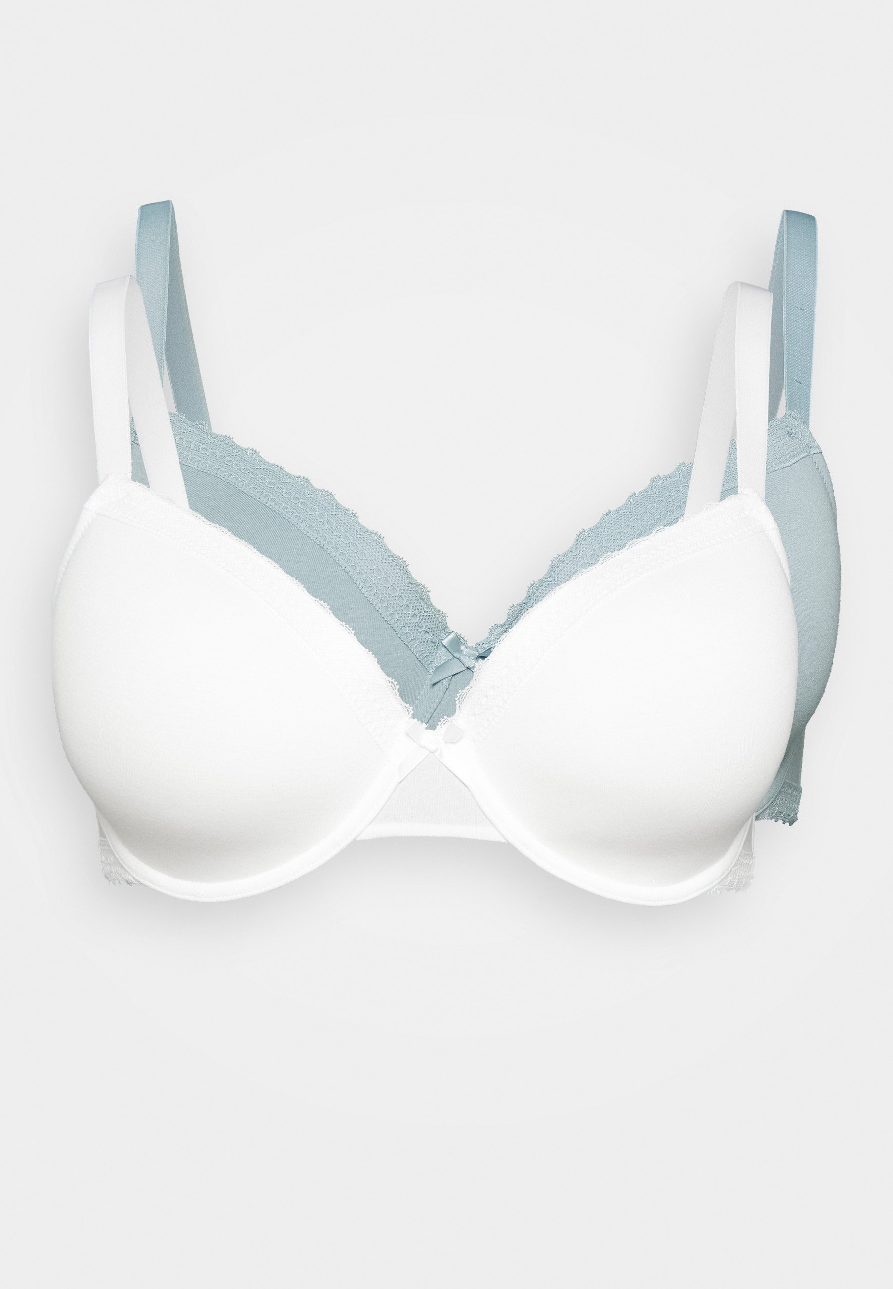 DORINA CURVES UNDERWIRE 2 PACK Bøyle BH blueivory DORINA CURVES UNDERWIRE 2 PACK - Bøyle-BH - black/white