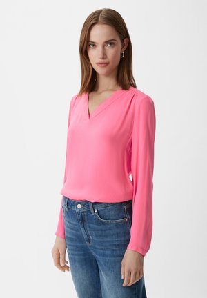 comma casual identity, MIT V-AUSSCHNITT - Bluse - pink