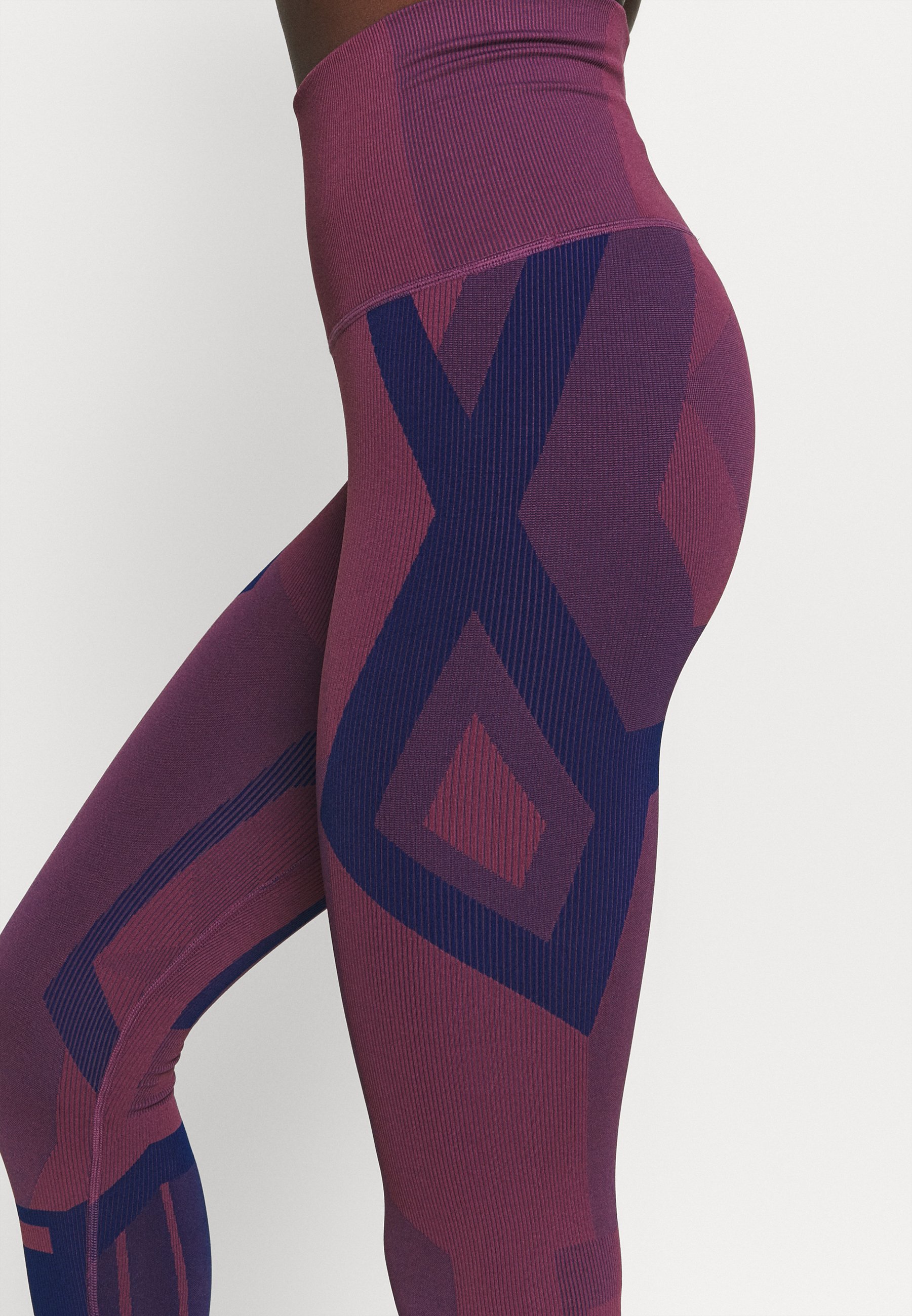 Adidas - Formotion Sculpt Two Tone Tights Victory Crimson Victory Blue - XS