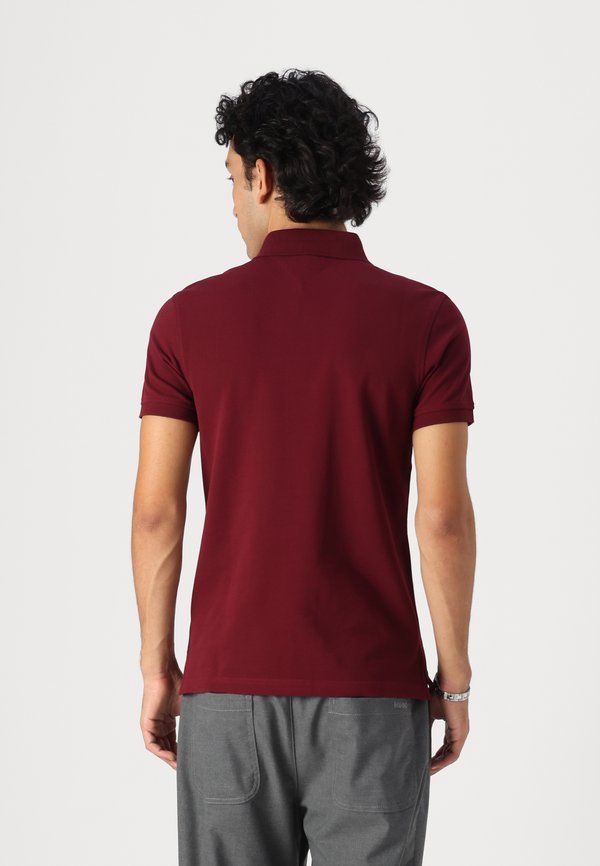 SLIM - Polo shirt - deep rouge4
