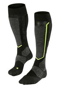FALKE SB2 UNISEX SKIING MEDIUM CUSHIONING - Sportsocken - black mix