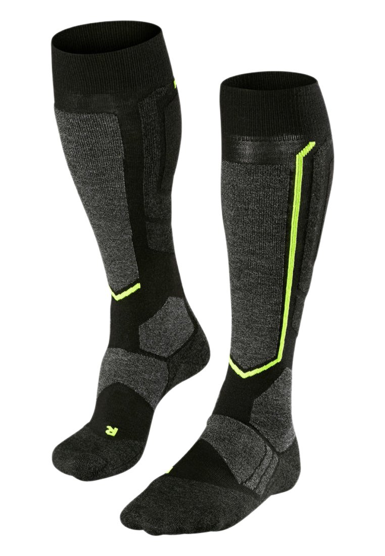 FALKE SB2 UNISEX SKIING MEDIUM CUSHIONING - Sportsocken - black mix