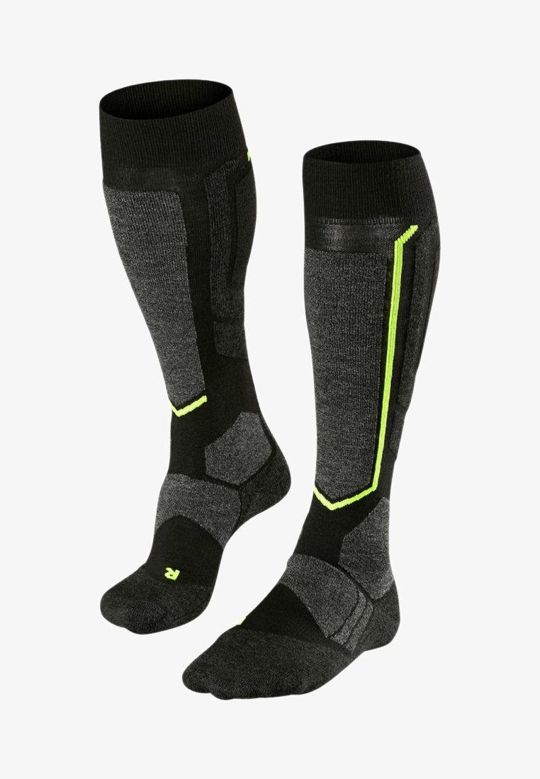 FALKE SB2 UNISEX SKIING MEDIUM CUSHIONING - Sportsocken - black mix
