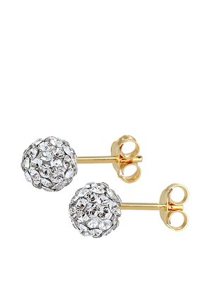 SPARKLING BASIC - MIT KRISTALLEN VON SWAROVSKI® - Boucles d'oreilles - gold-coloured