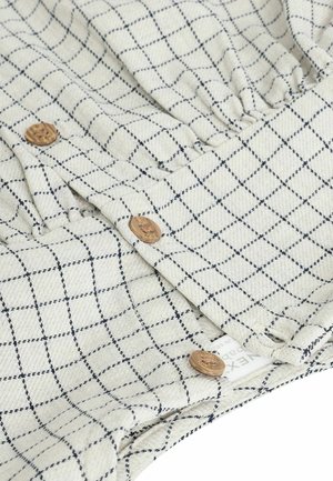 Next WIDE LEG SET - REGULAR FIT - Nadrágok - white grid print